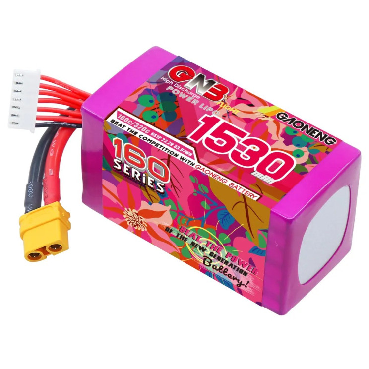 Батарея GNB 6S 1530mAh 22.2V 160C/320C XT60