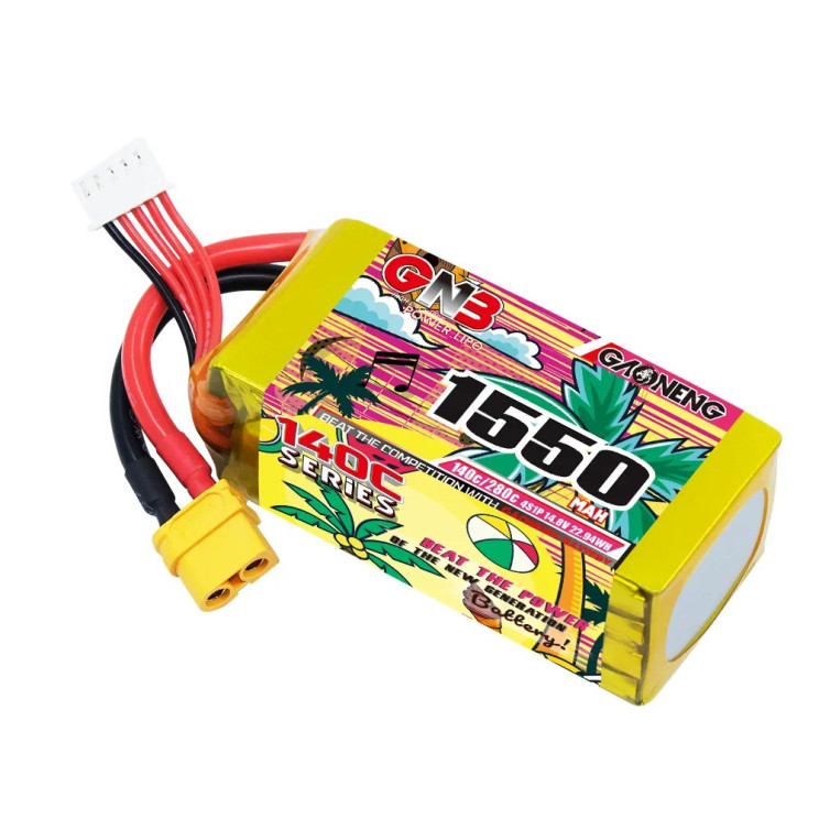 Батарея GNB 4S 1550mAh 14.8V 140C/280C XT60
