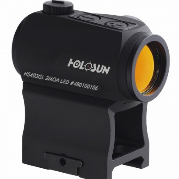 Коліматорний приціл Holosun Paralow HS403GL 2 MOA на Weaver
