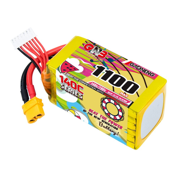 Батарея GNB 6S 1100mAh 22.2V 140C/280C XT60