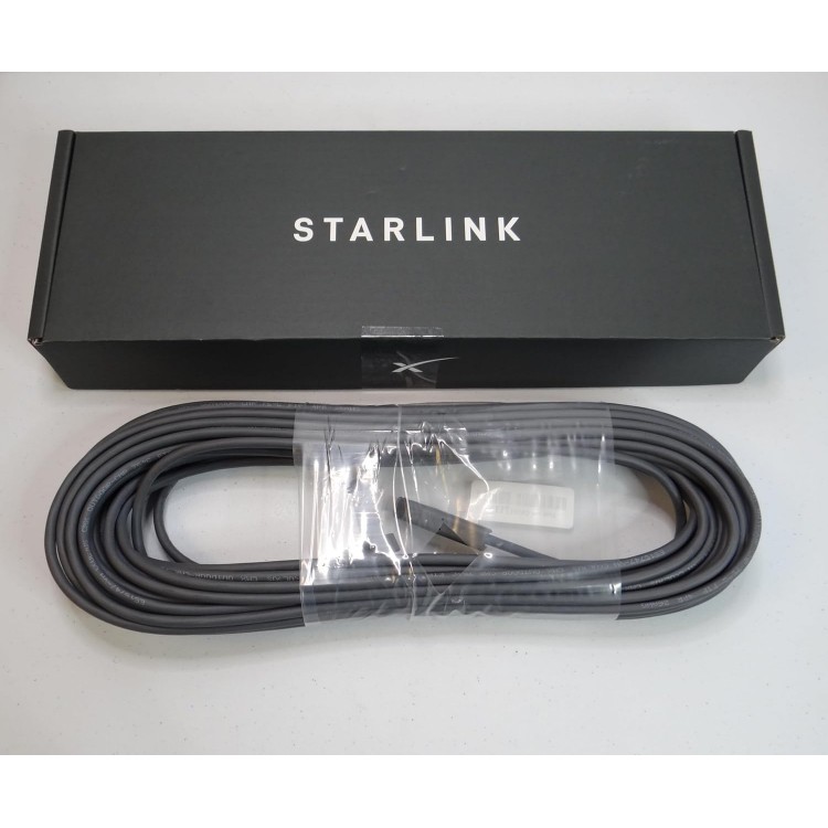 Оптоволоконний кабель Starlink Rectangular Satellite V2 50Ft