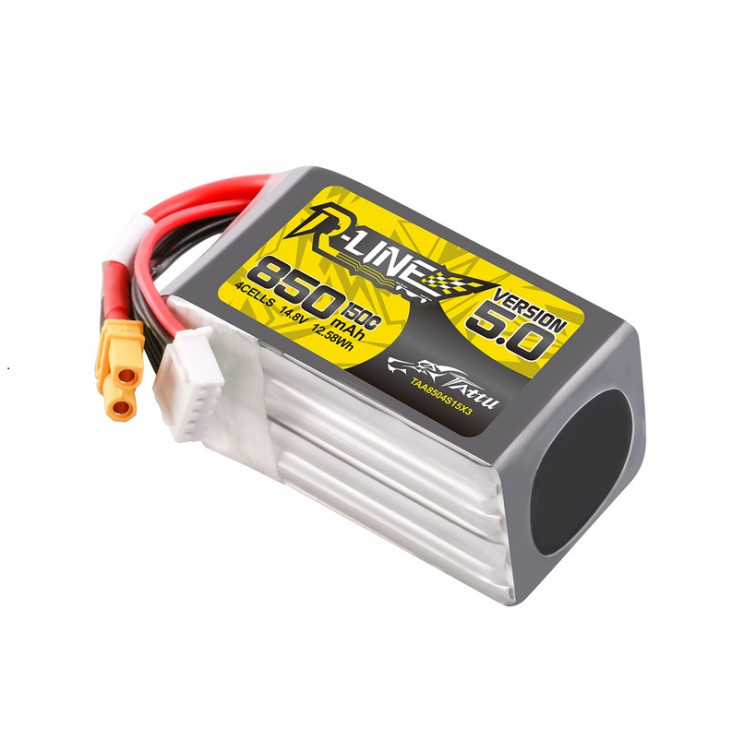 Батарея Tattu R-Line 4S 850mAh 14.8V 150C V5.0 XT30