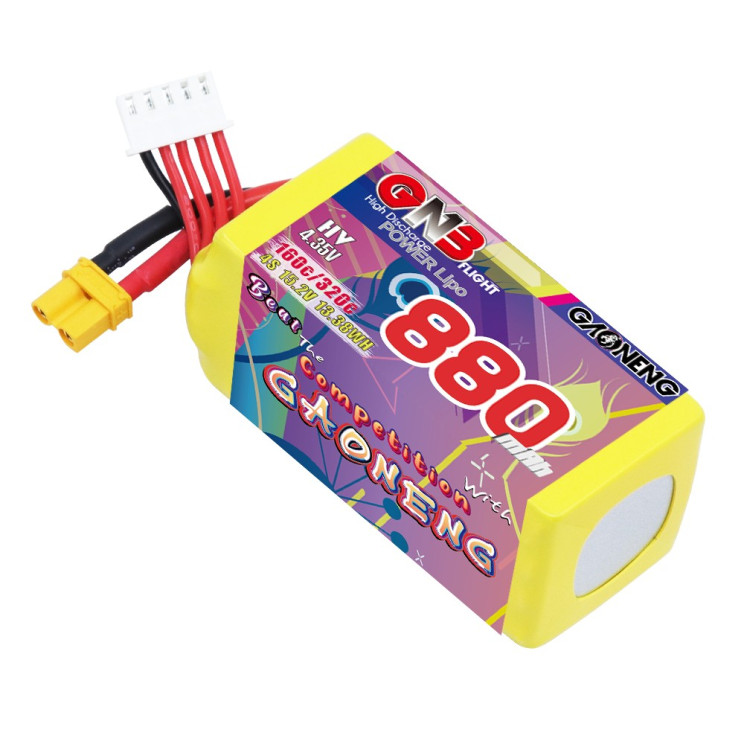 Батарея GNB 4S 880mAh 15.2V 160C/320C XT30