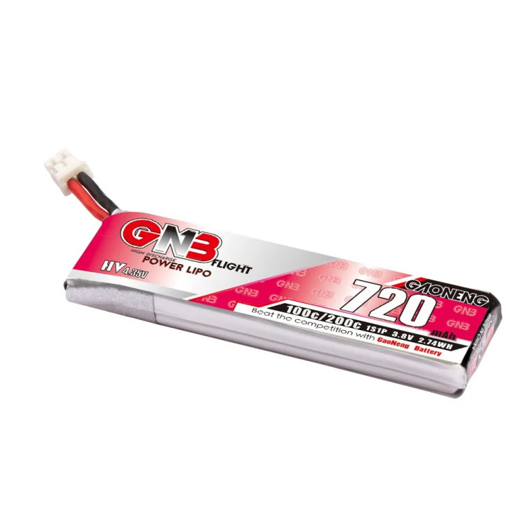 Батарея GNB 1S 720mAh 3.8V 100C/200C PH2.0 з кабелем